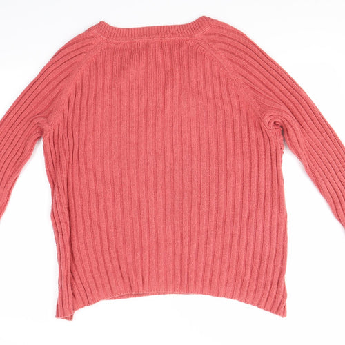 Laura Ashley Womens Pink   Pullover Jumper Size 18