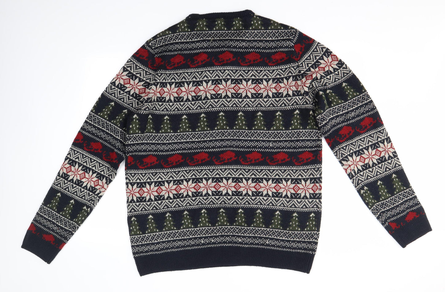 Primark Mens Multicoloured   Pullover Jumper Size XL  - Christmas