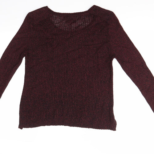 Size 8 Needle Womens Red   Pullover Jumper Size M