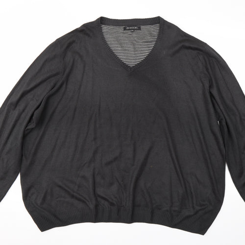 Avenue Mens Grey   Pullover Jumper Size 2XL