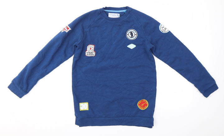 TU Boys Blue   Pullover Jumper Size 12 Years