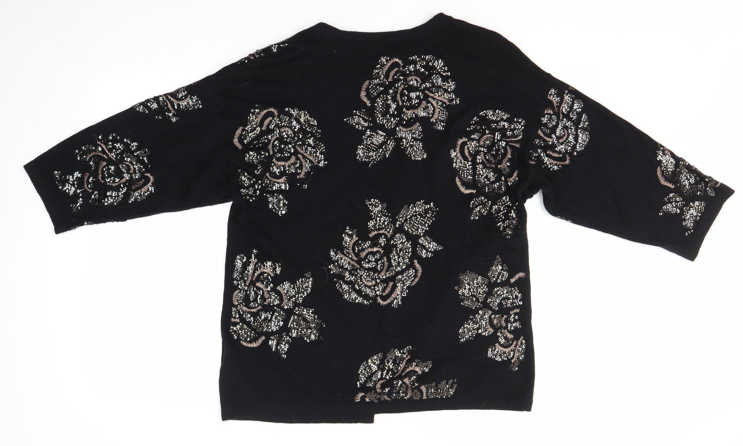 Monsoon Womens Black   Cardigan Jumper Size M