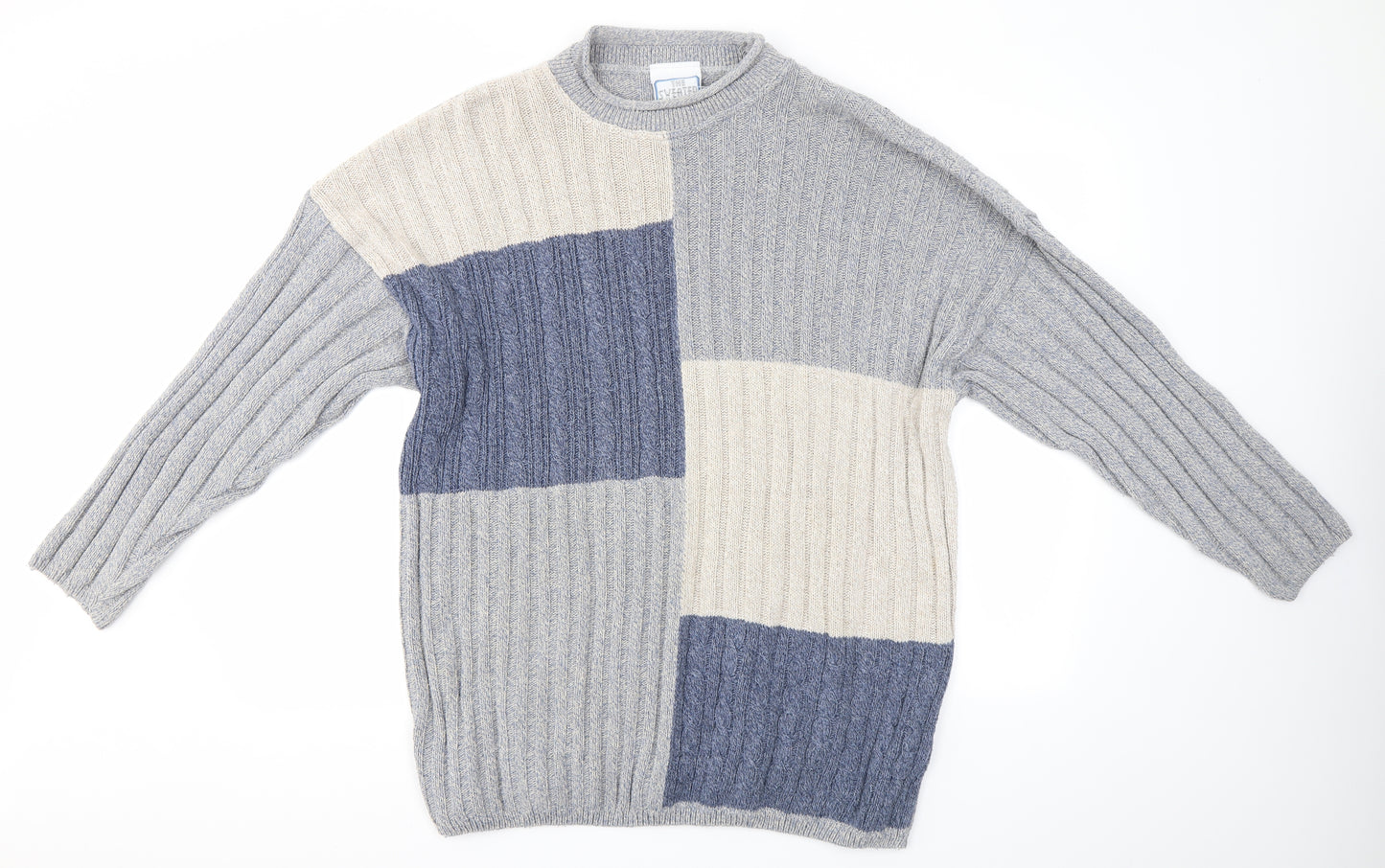 The Sweater Shop Mens Multicoloured   Pullover Jumper Size L
