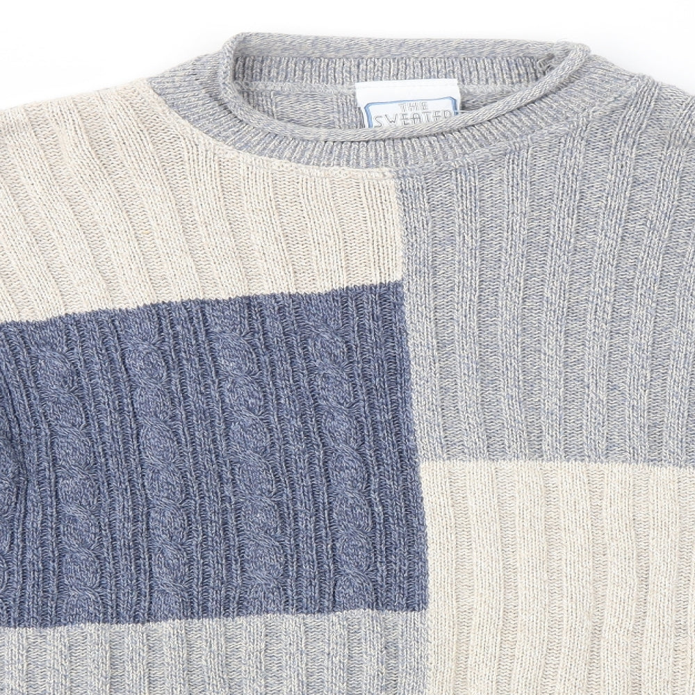The Sweater Shop Mens Multicoloured   Pullover Jumper Size L