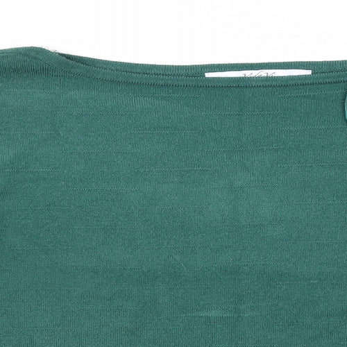 Vida Vi Womens Green   Pullover Jumper Size L