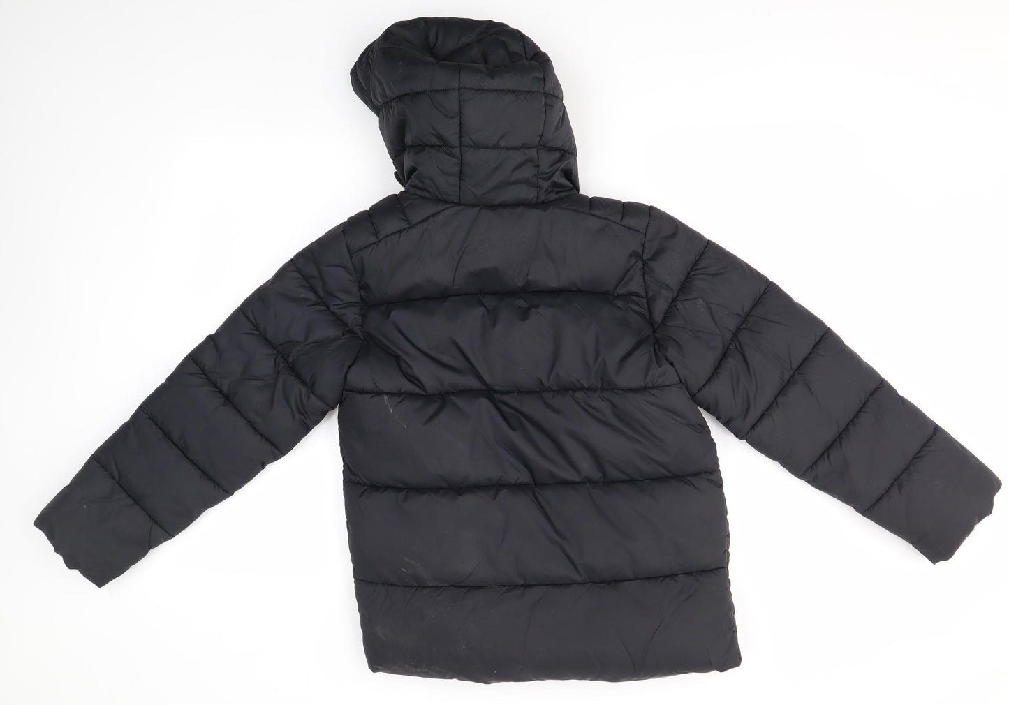 NEXT Boys Black   Overcoat Coat Size 10 Years