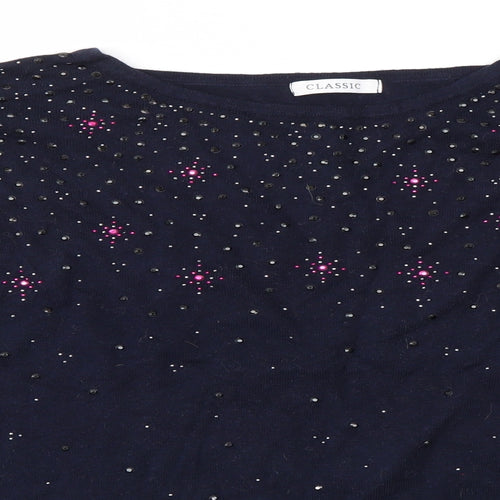 M&S Womens Blue   Pullover Jumper Size 20