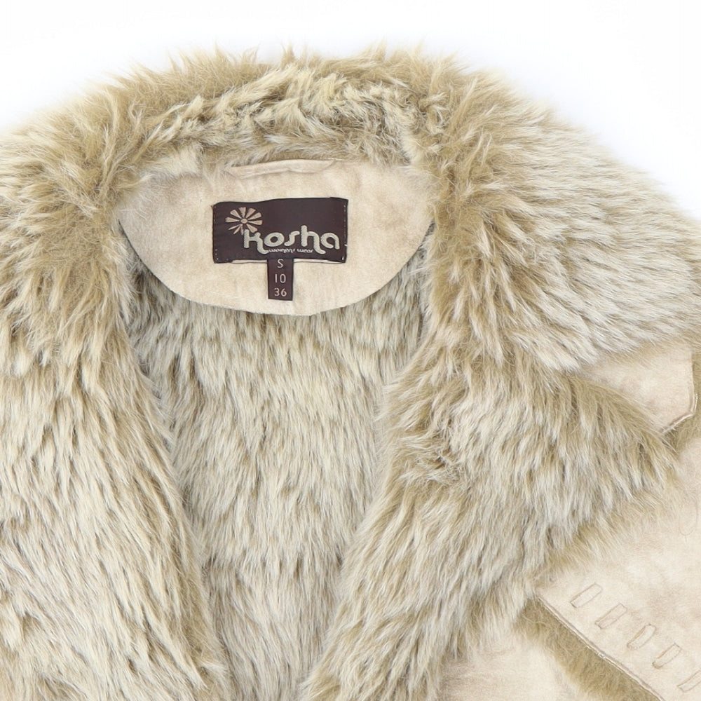 Kosha Womens Brown   Gilet Jacket Size 10