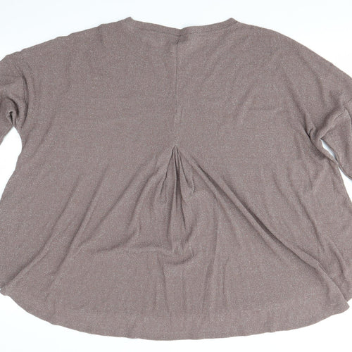 NEXT Womens Brown   Basic Blouse Size 14
