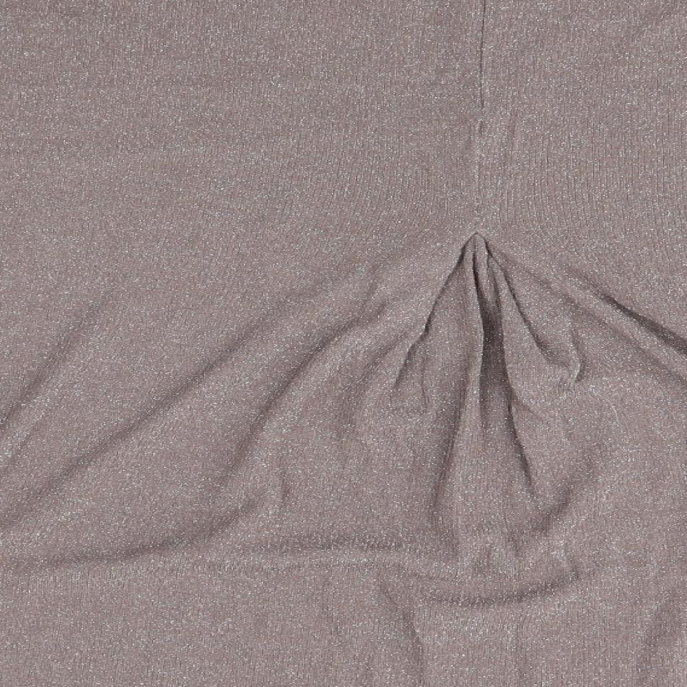 NEXT Womens Brown   Basic Blouse Size 14