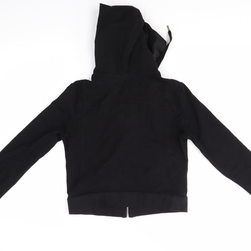 Maniere de Voir Womens Black   Full Zip Hoodie Size S