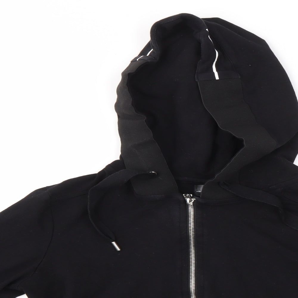 Maniere de Voir Womens Black   Full Zip Hoodie Size S