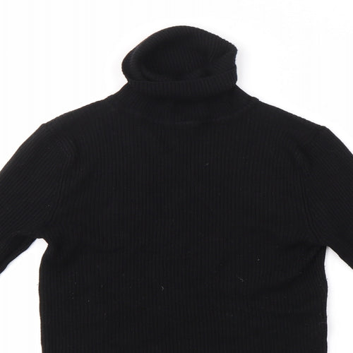 M&S Womens Black   Pullover Jumper Size 6