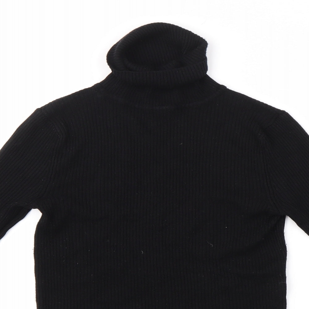 M&S Womens Black   Pullover Jumper Size 6