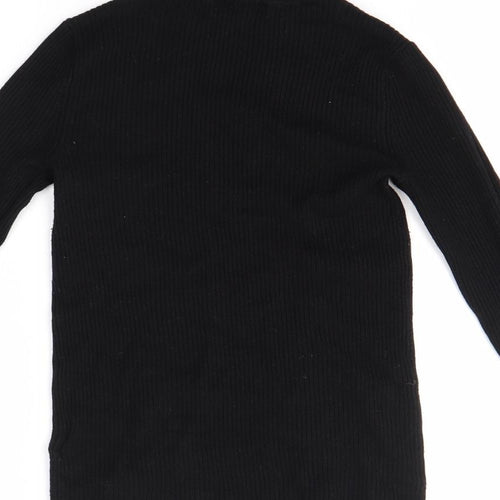 M&S Womens Black   Pullover Jumper Size 6