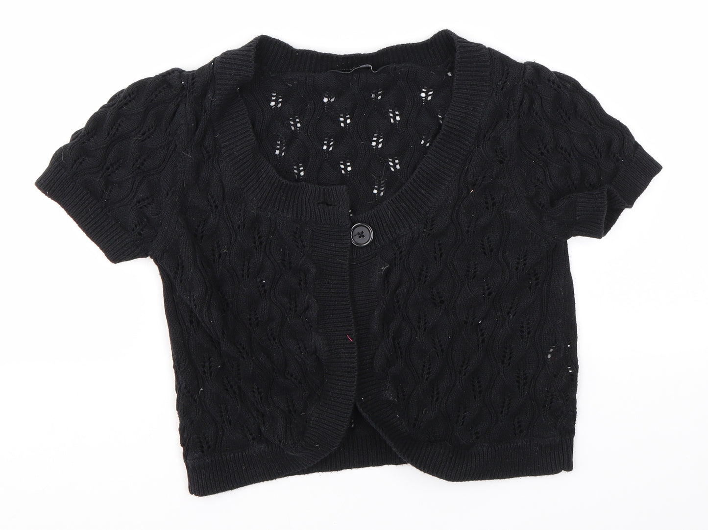 Dorothy Perkins Womens Black   Cardigan Jumper Size 8