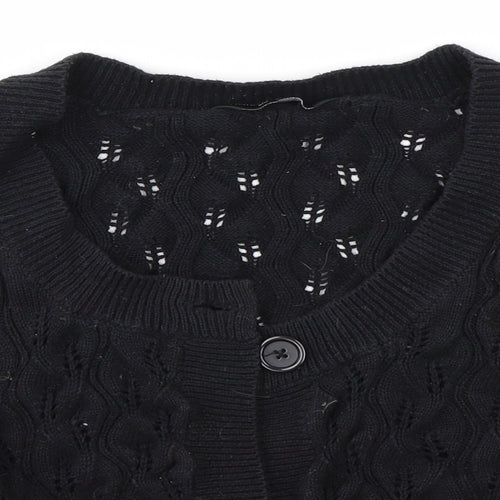 Dorothy Perkins Womens Black   Cardigan Jumper Size 8