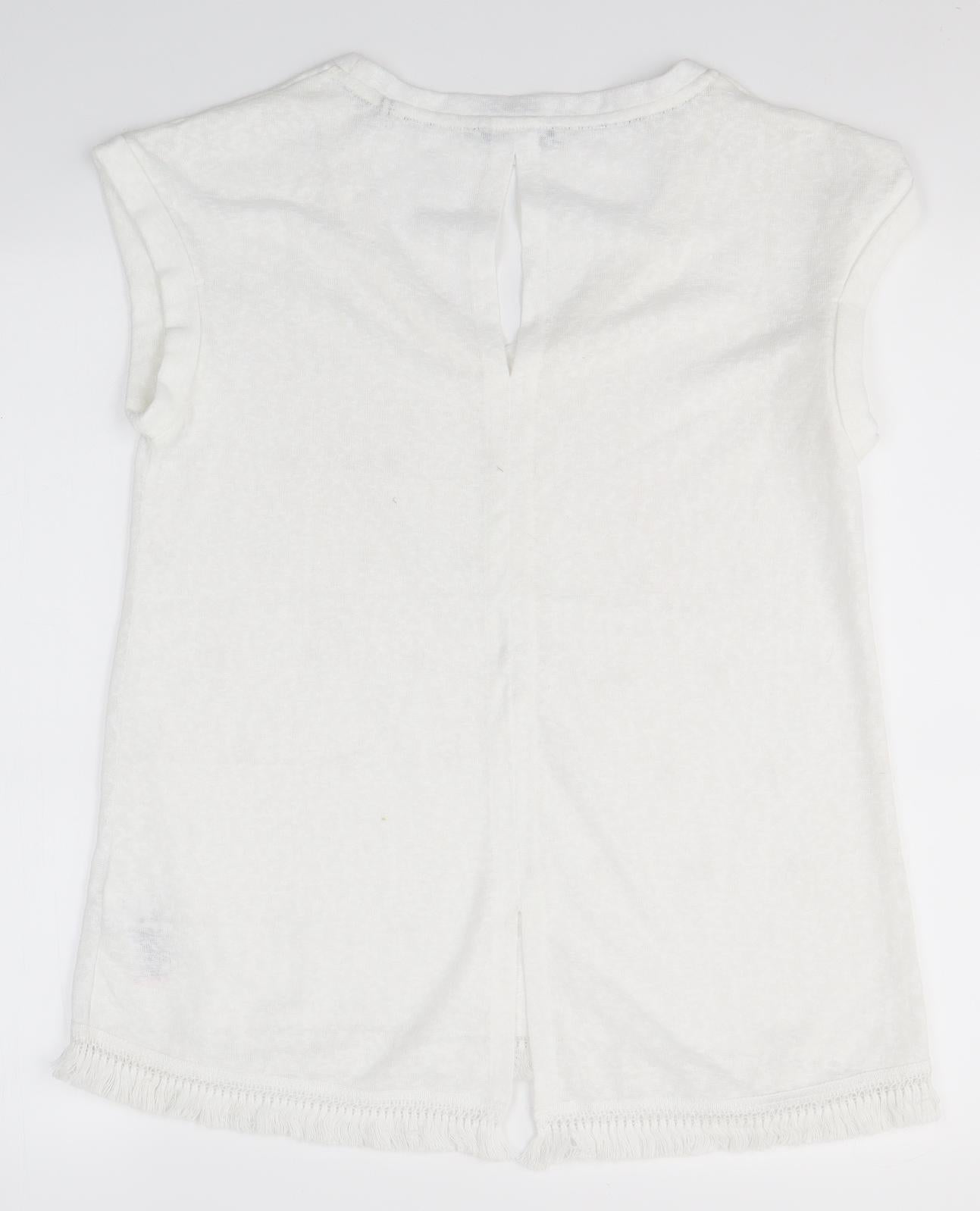 NEXT Womens White   Basic Blouse Size 10