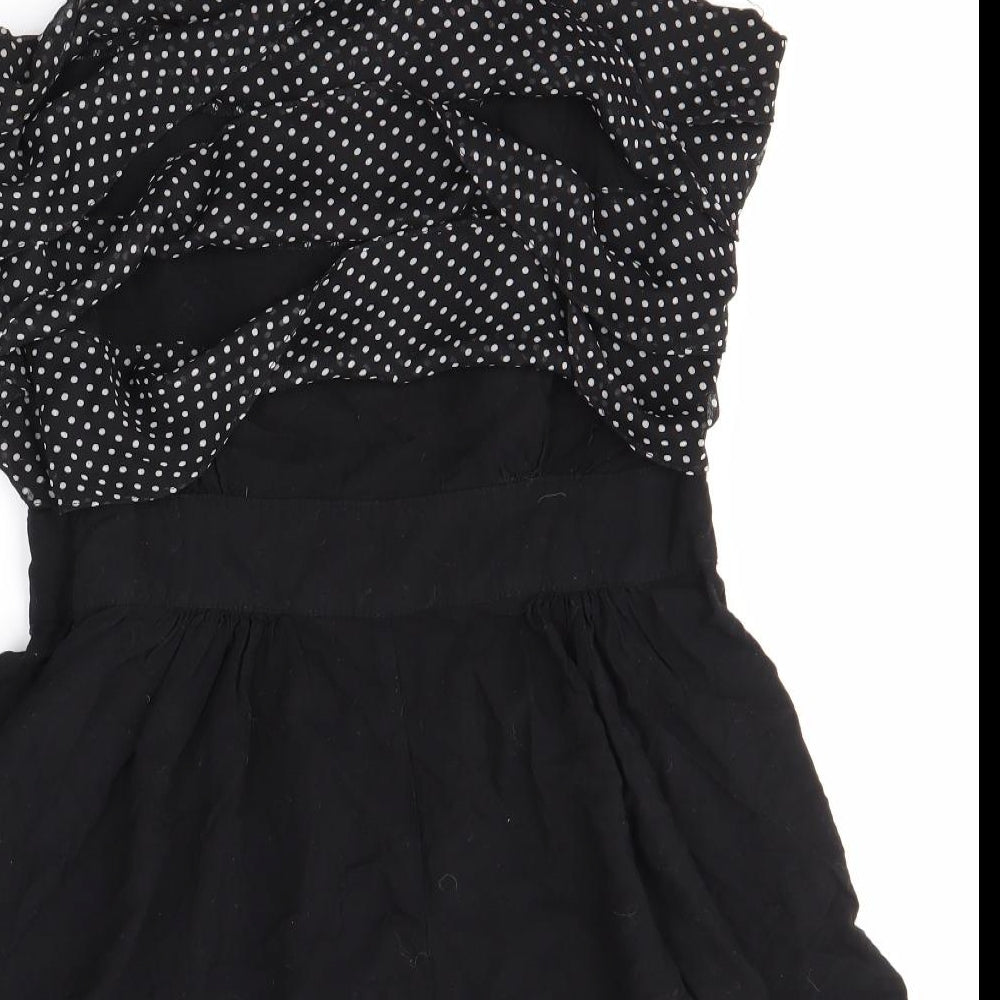 Miss Selfridge Womens Black   Playsuit One-Piece Size 12