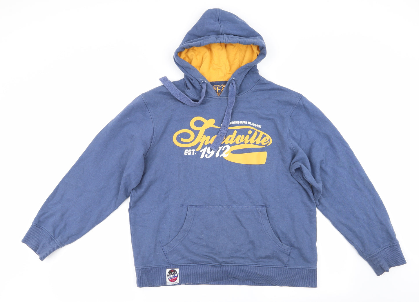 Florence and Fred Mens Blue   Pullover Hoodie Size M  - Speedline
