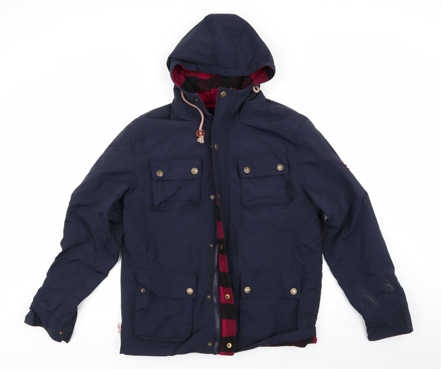 Duffer Mens Blue   Anorak Coat Size S