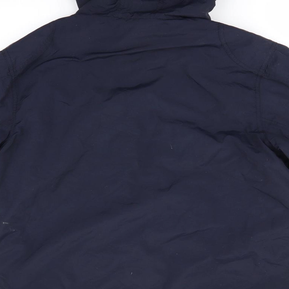 Duffer Mens Blue   Anorak Coat Size S