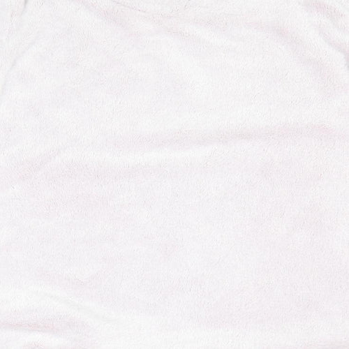 Disney by Love to Lounge Womens Pink Solid   Pyjama Top Size M  - Disney in sequins Fluffy