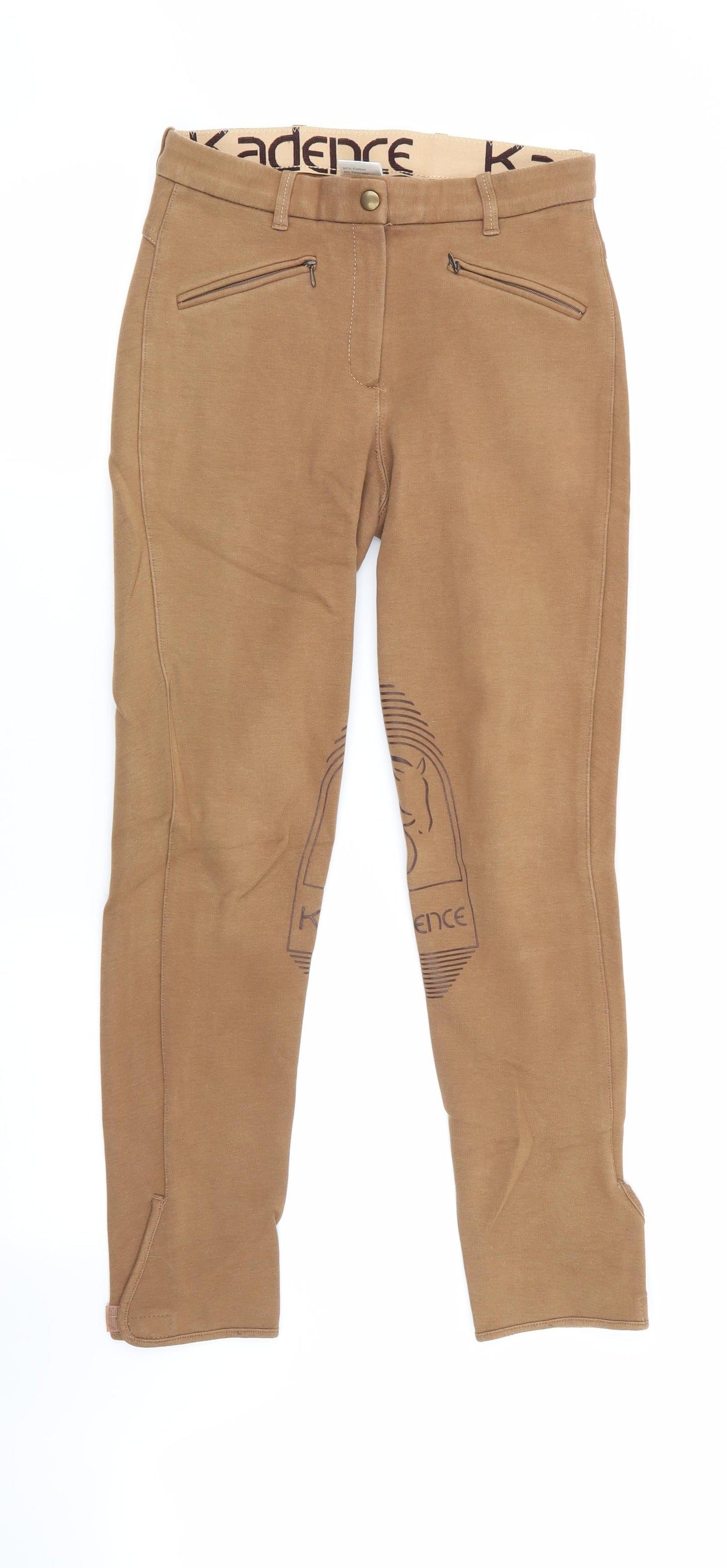 Kadence Womens Brown    Leggings Size 10 L28 in - Jodphurs