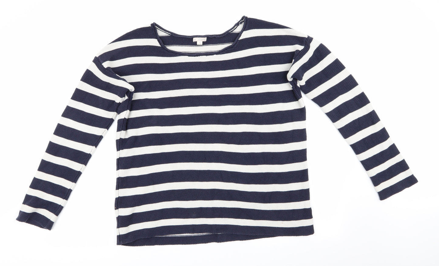 Gap Womens Blue Striped  Pullover Jumper Size L  - Blue and white stripe