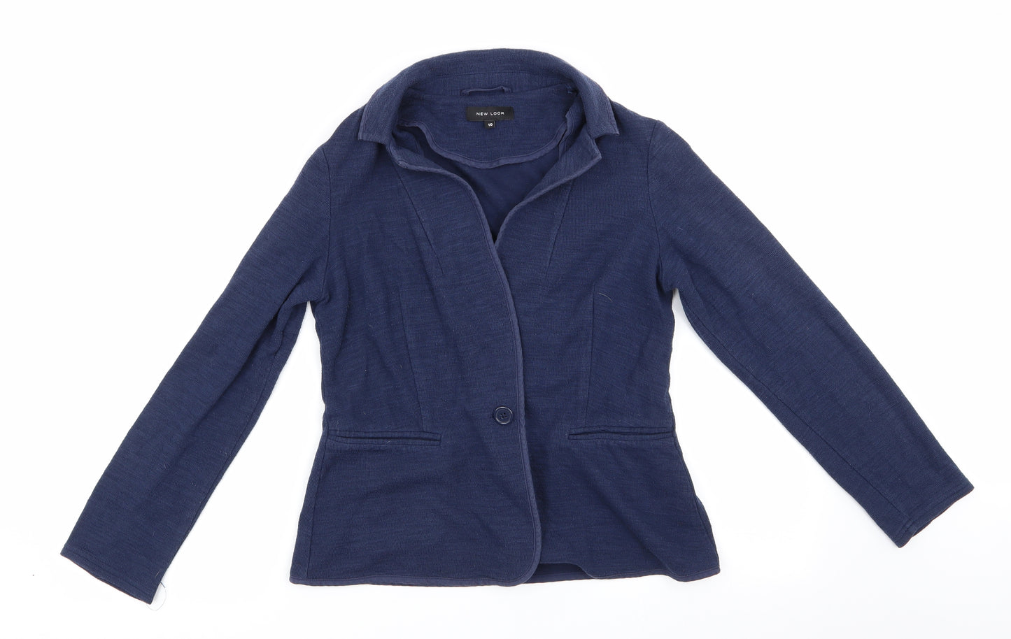 New Look Womens Blue   Jacket Coat Size 10  - Soft Feel