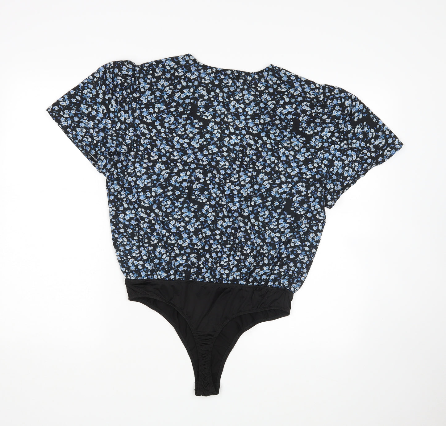 In the Style Womens Multicoloured Floral  Bodysuit One-Piece Size 12