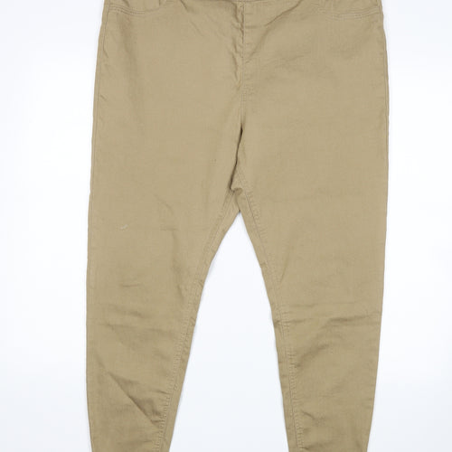 Preworn Womens Beige   Jegging Jeans Size 38 in L26 in