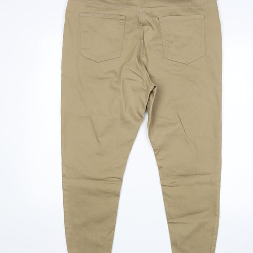Preworn Womens Beige   Jegging Jeans Size 38 in L26 in