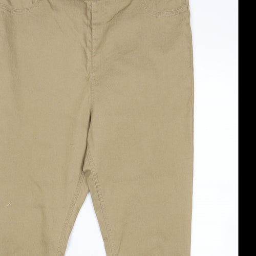 Preworn Womens Beige   Jegging Jeans Size 38 in L26 in