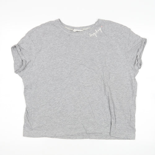 M&S Womens Grey   Top Pyjama Top Size L