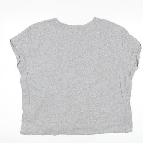 M&S Womens Grey   Top Pyjama Top Size L