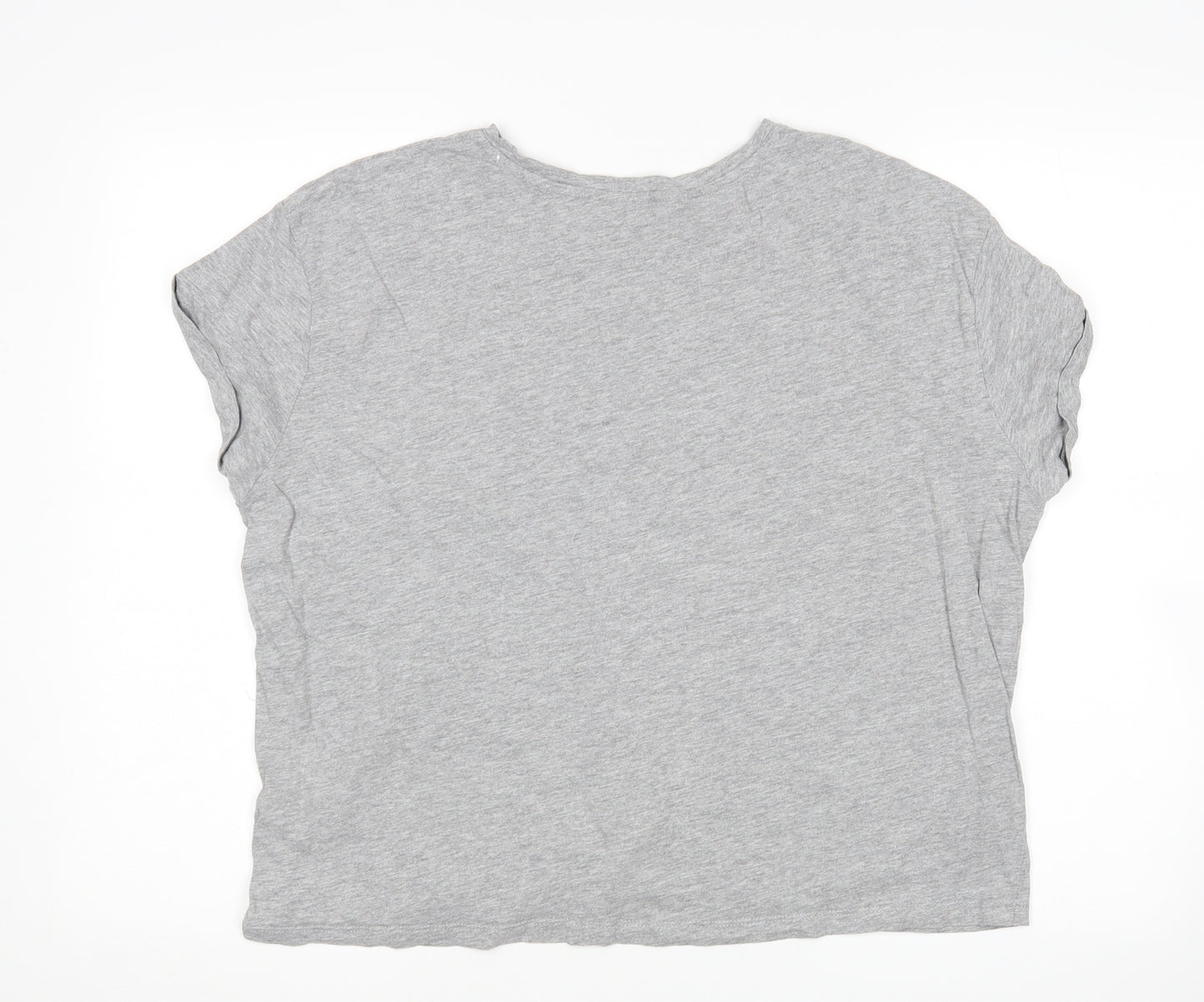 M&S Womens Grey   Top Pyjama Top Size L