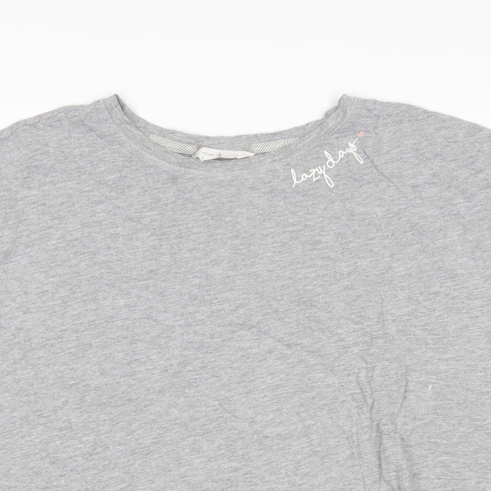 M&S Womens Grey   Top Pyjama Top Size L