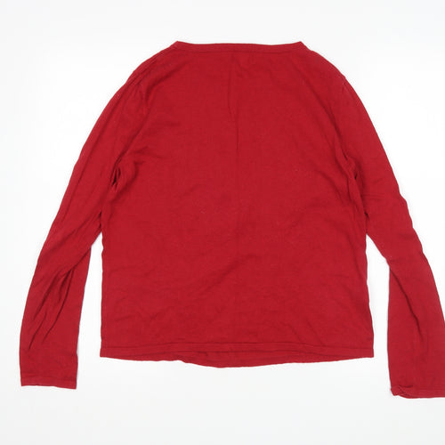 NEXT Womens Red   Pullover Jumper Size 8
