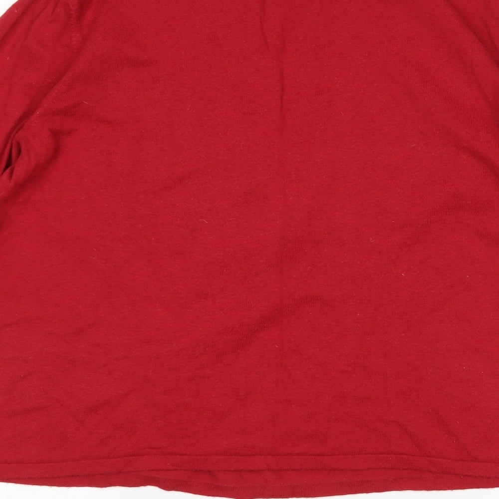 NEXT Womens Red   Pullover Jumper Size 8
