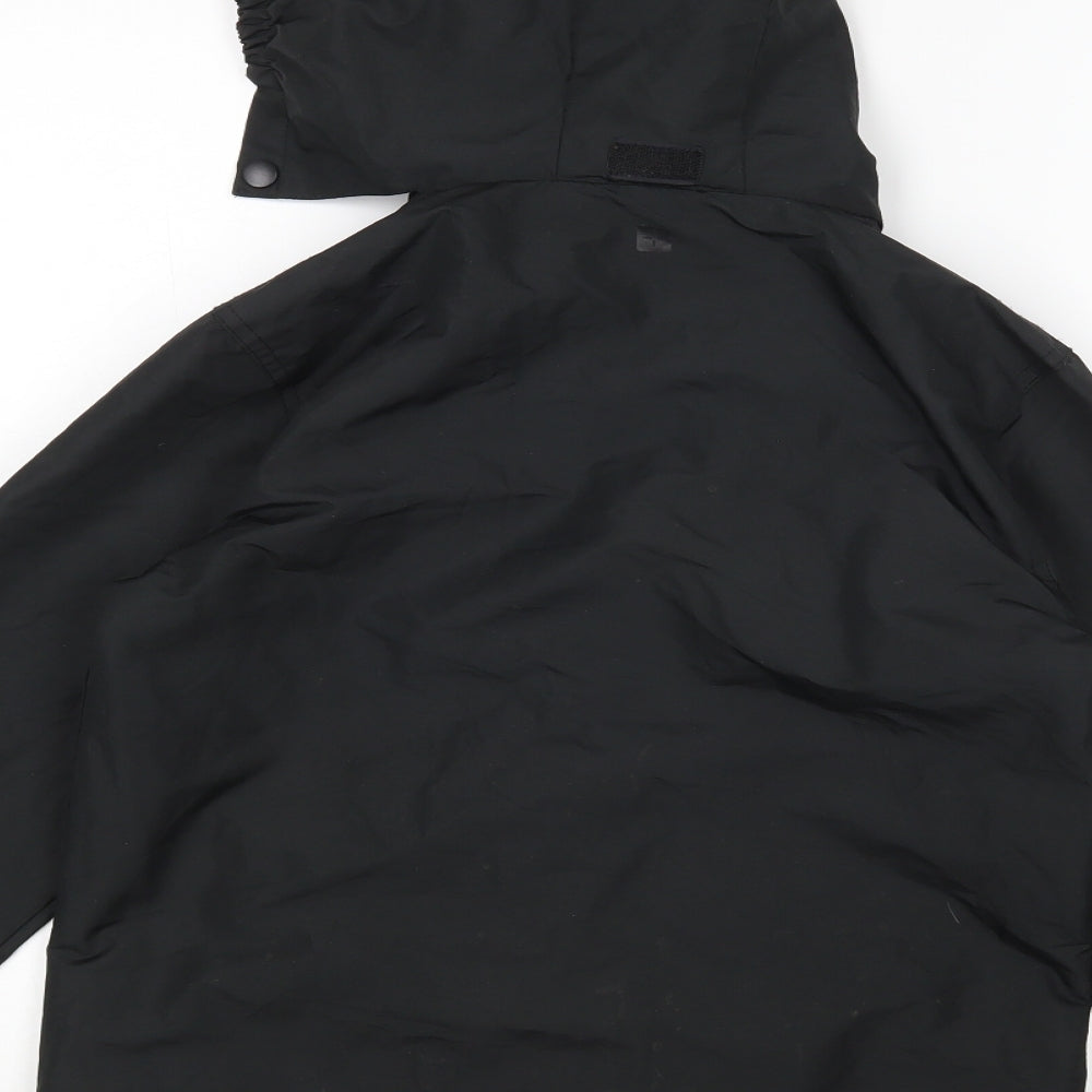 Mountain Warehouse Boys Black   Rain Coat Coat Size 9-10 Years