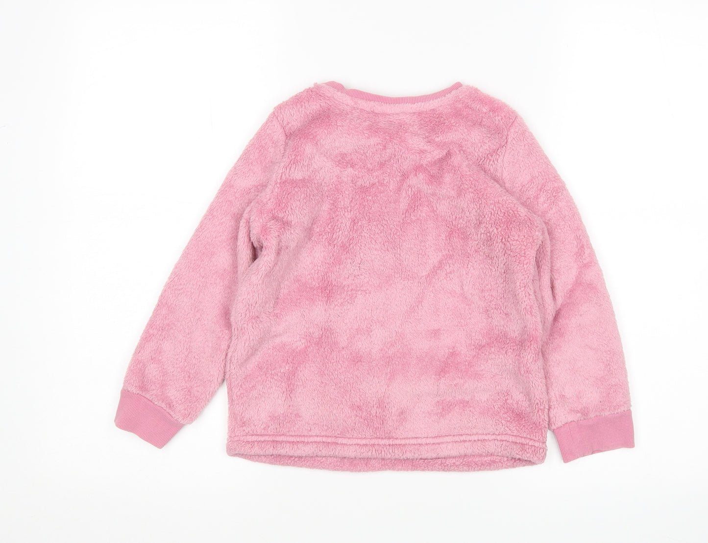 Disney Girls Pink   Top Pyjama Top Size 5-6 Years  - Beauty and the Beast