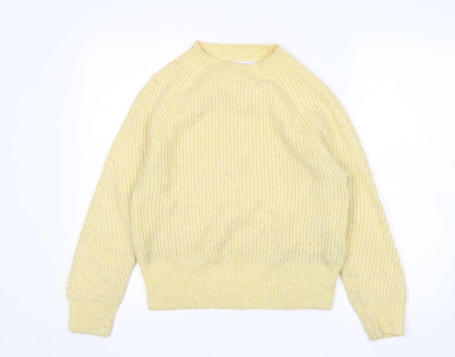 Primark Womens Yellow   Pullover Jumper Size 2XS