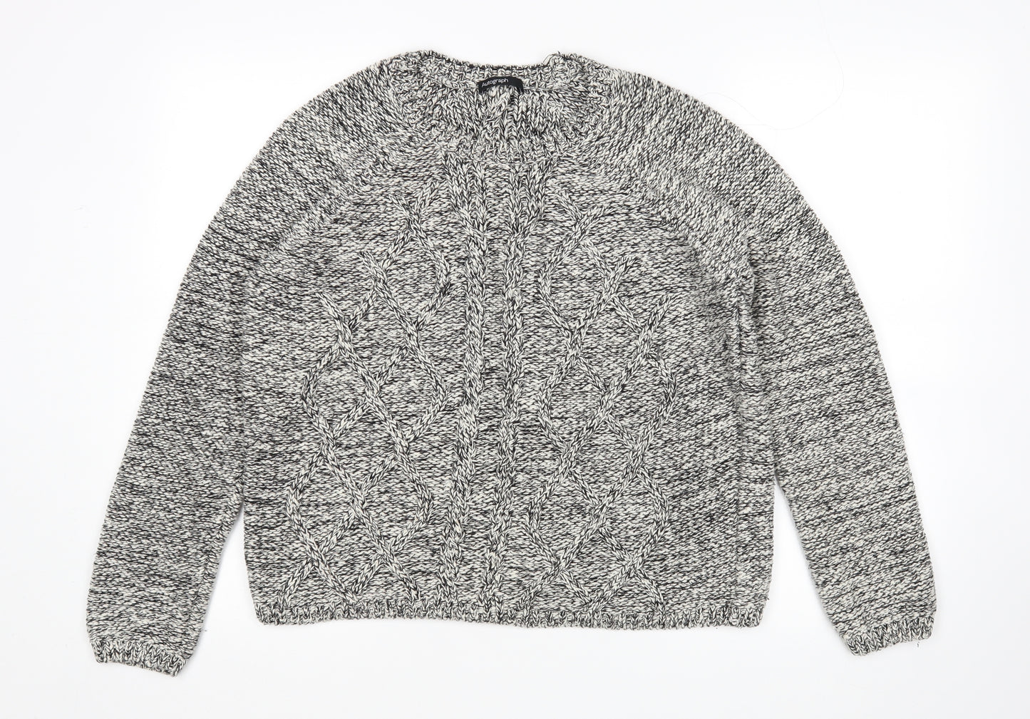 M&*S Womens Grey   Pullover Jumper Size 14