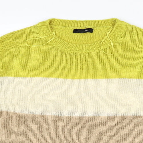 New Look Womens Multicoloured Striped  Pullover Jumper Size M