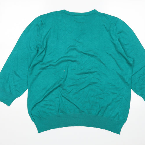 BM Womens Green   Pullover Jumper Size XL