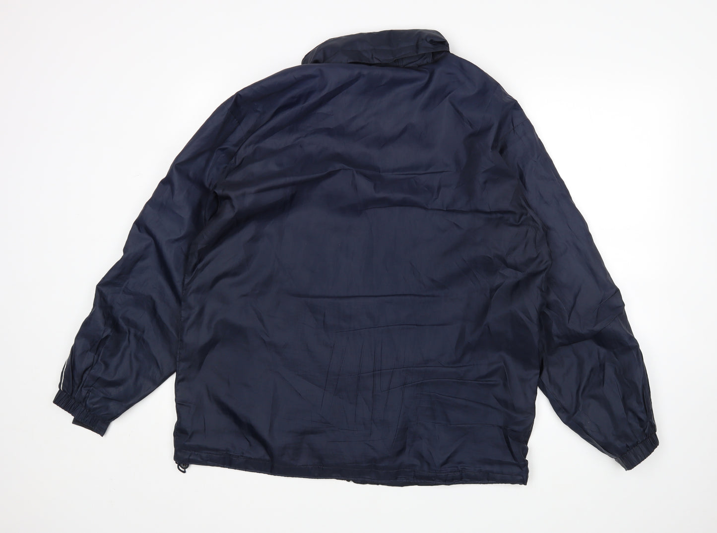 Diadora Mens Blue   Windbreaker Jacket Size M