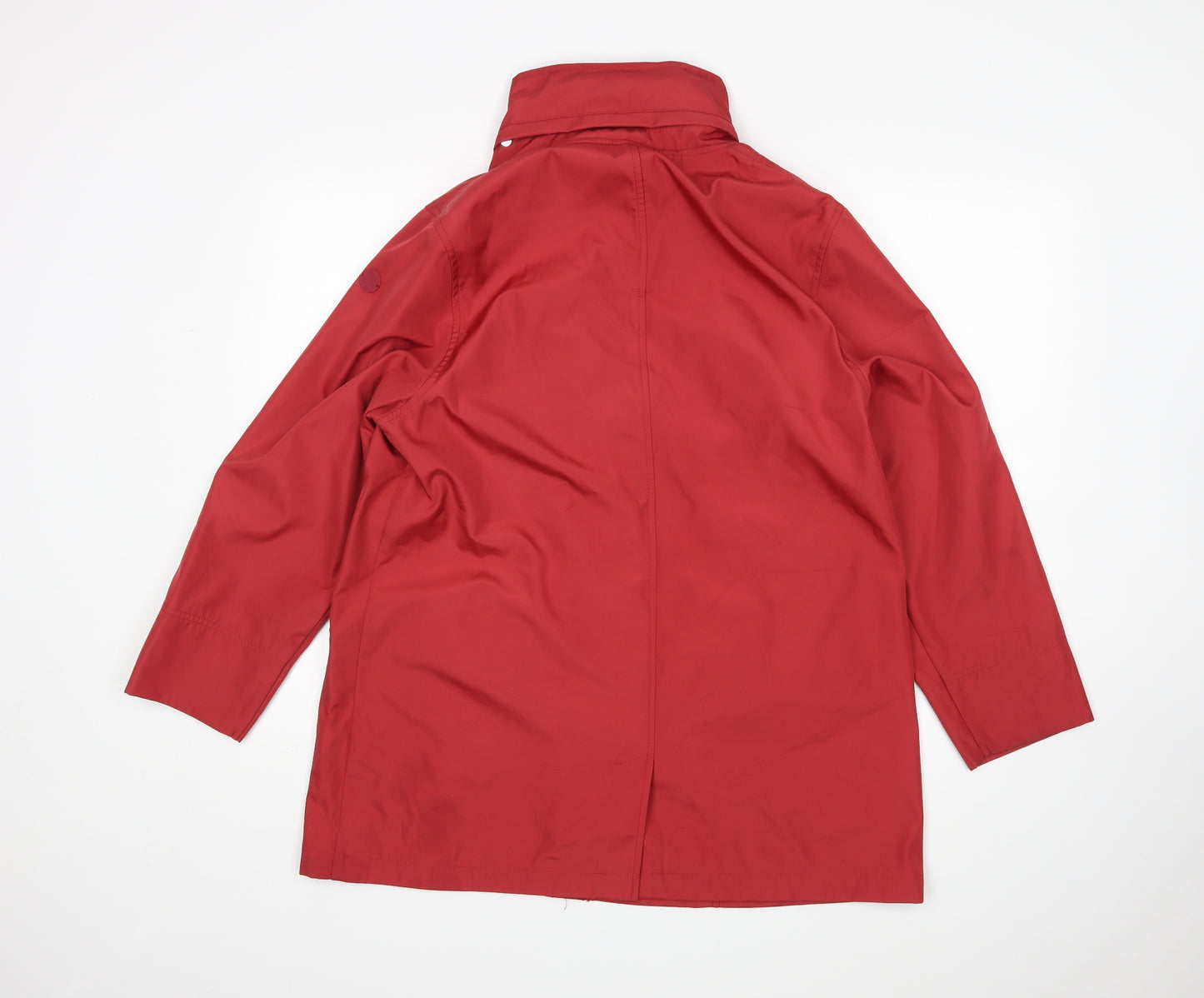 PennyPlain Womens Red   Overcoat Coat Size 14