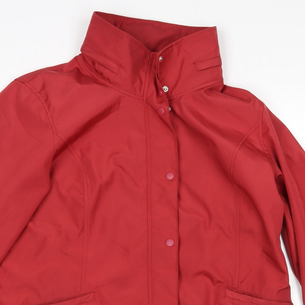 PennyPlain Womens Red   Overcoat Coat Size 14