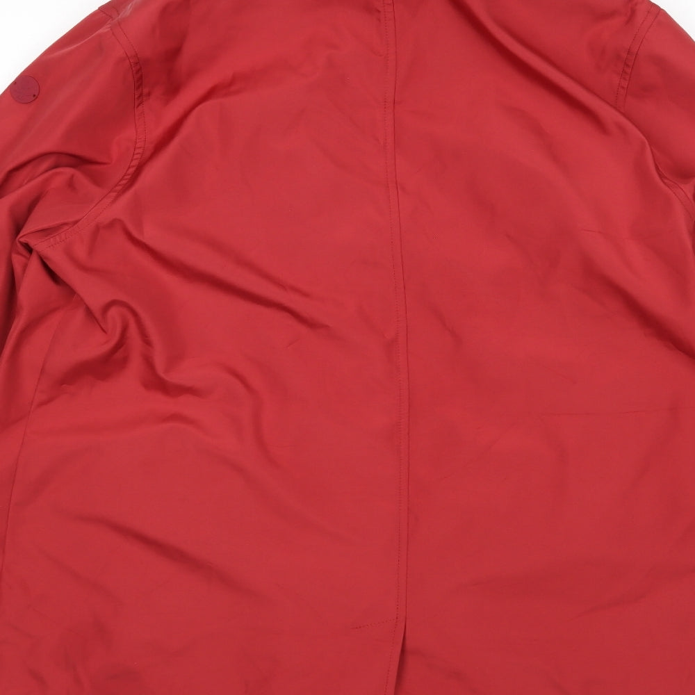 PennyPlain Womens Red   Overcoat Coat Size 14